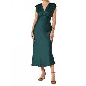 Astr | Dresses | Astr The Label Tie Back Puff Sleeve Midi Dress | Poshmark